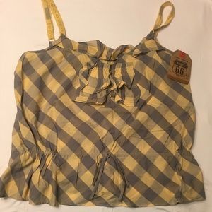 Cute lace strap blouse